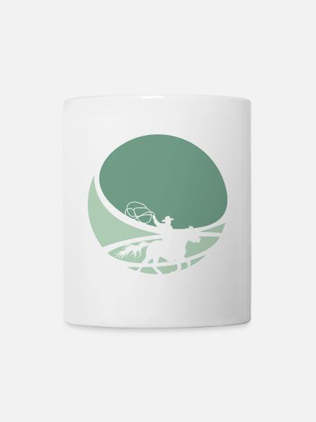 Cowboy Reiter - Tasse - Weiß