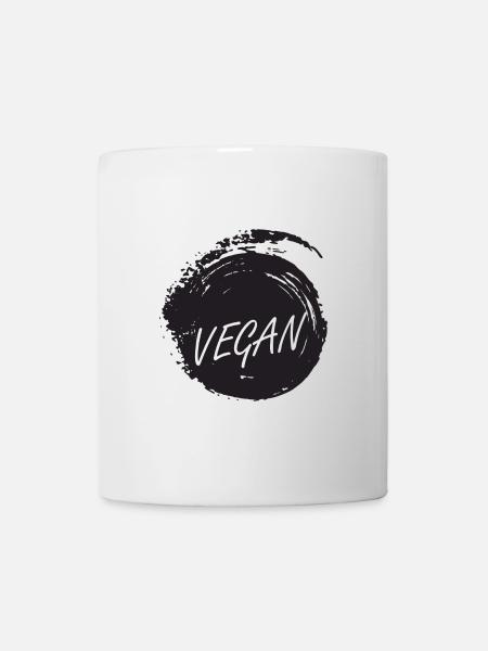 Vegan Veganer Fleisch - Tasse - Weiß
