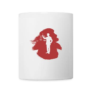 Avocat Juge Paragraphe - Mug blanc - blanc - Devant