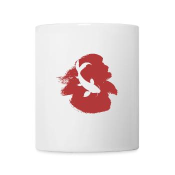 Tête de poisson Koi - Mug blanc - blanc - Devant