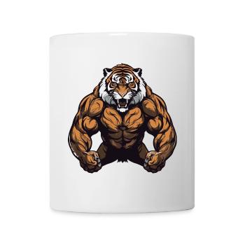 Tiger Beast Martial Arts MMA - Tasse - Weiß - Vorne