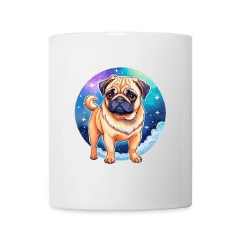 Aquarelles de carlin - Mug blanc - blanc - Devant