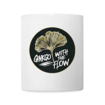 Ginkgo Biloba Leaf Saying Ginko Plant Botanical - Mug - white - Front