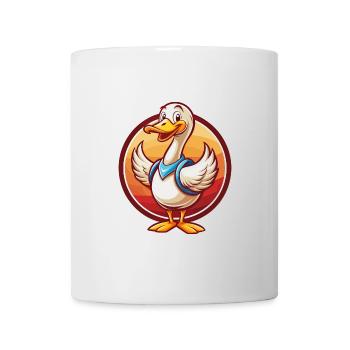Goose Cute Funny Kawaii Cartoon Clipart Animal Pet - Mug - white - Front