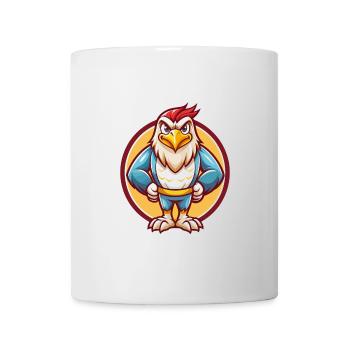 Falcon Funny Kawaii Cartoon Clipart Animal Pet - Mug - white - Front