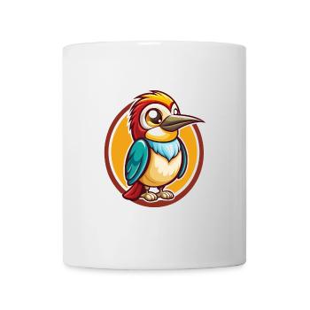 Bienenfresser Lustige Kawaii Cartoon Clipart Tier Haustier - Tasse - Weiß - Vorne