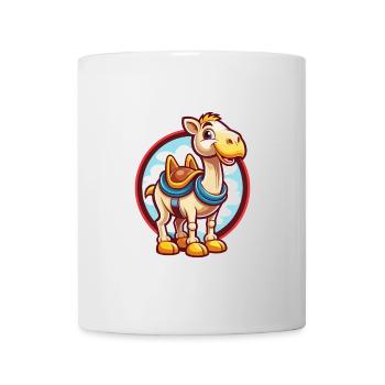 Camel Cute Funny Kawaii Cartoon Clipart Animal Pet - Mug - white - Front