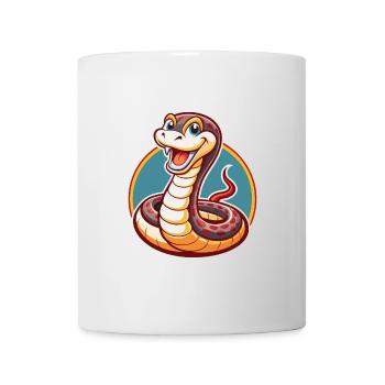 Anaconda Funny Kawaii Cartoon Clipart Animal Pet - Mug - white - Front