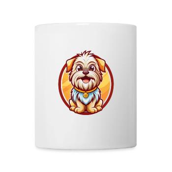 Affenpinscher Dog Funny Kawaii Cartoon Animal Pet - Mug - white - Front