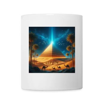 Pyramide 8 - Tasse - Weiß - Vorne