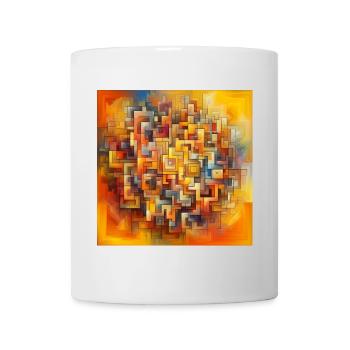 Quadrate 2 - Tasse - Weiß - Vorne