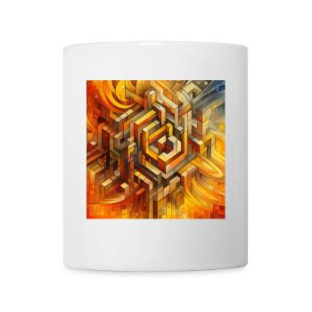 Quadrate 4 - Tasse - Weiß - Vorne