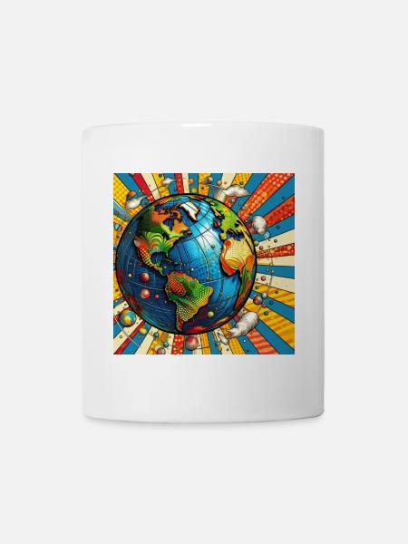 Sphère 3 - Mug blanc - blanc