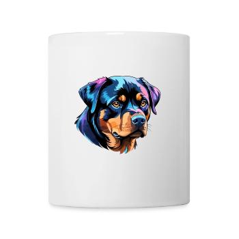 Aquarelles Rottweiler - Mug blanc - blanc - Devant