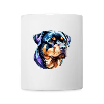 Aquarelles Rottweiler - Mug blanc - blanc - Devant