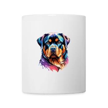 Aquarelles Rottweiler - Mug blanc - blanc - Devant