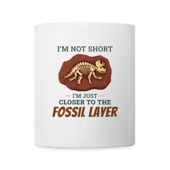 Dinosaurier Dino Paläontologe Fossilienjagd - Tasse - Weiß - Vorne