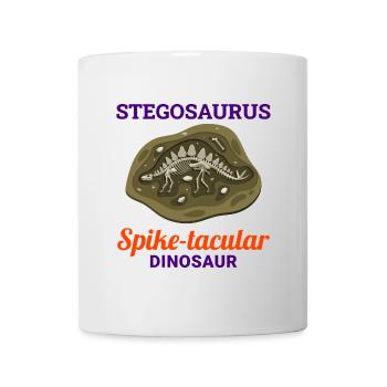 Stegosaurus Dinosaur Dino Fossil Hunting - Mug - white - Front