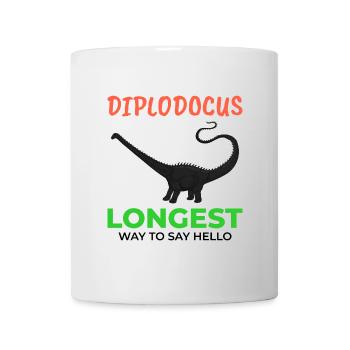 Diplodocus Dinosaur Fossil Hunting Paleontology - Mug - white - Front