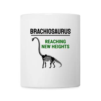 Brachiosaure dinosaure dinosaure chasse aux fossiles chasseur - Mug blanc - blanc - Devant