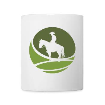 Cowboy Cowboystiefel Reiter - Tasse - Weiß - Vorne