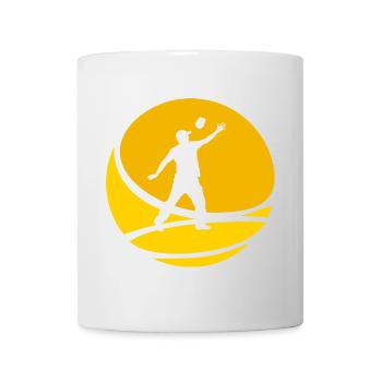 Regeln Cornhole Säcke - Tasse - Weiß - Vorne