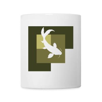 Koi Fisch Fischer - Tasse - Weiß - Vorne