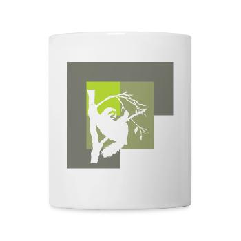 Faultier Schlafen Müdigkeit - Tasse - Weiß - Vorne