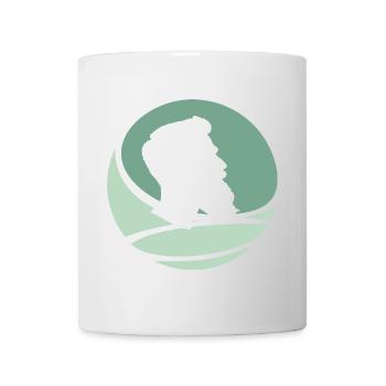 Gesichtsbehaarung Hipster Schnurrbart - Tasse - Weiß - Vorne
