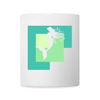 Flosse Seekuh Fabelwesen - Tasse - Weiß - Vorne