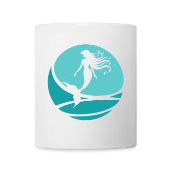 Seekuh Flosse Marina - Tasse - Weiß - Vorne