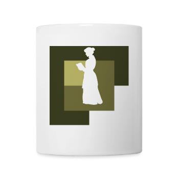 Lesen Leseratte Buch - Tasse - Weiß - Vorne