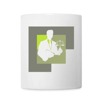Gericht Anwalt Absatz - Tasse - Weiß - Vorne