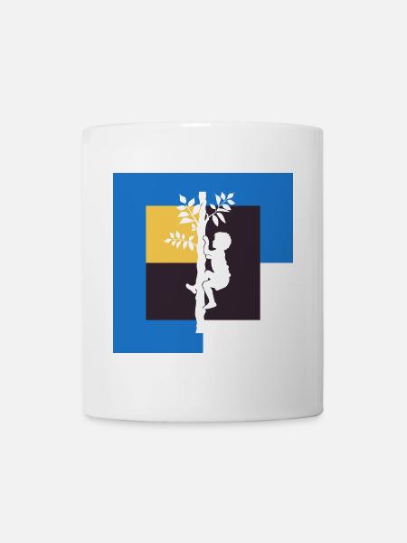 Kletterer Kletteraffe Klettern - Tasse - Weiß