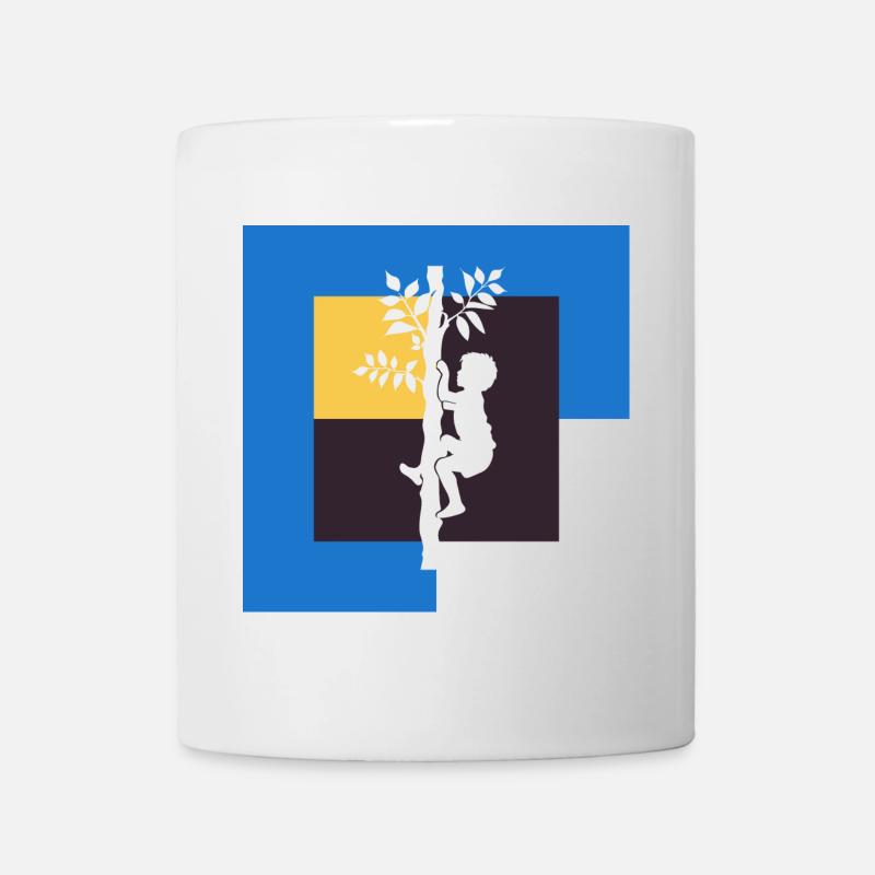 Kletterer Kletteraffe Klettern - Tasse - Weiß
