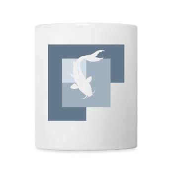 Koi Fischer Teich - Tasse - Weiß - Vorne