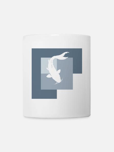 Koi Fischer Teich - Tasse - Weiß
