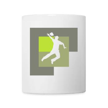 Tournoi de sacs de cornhole - Mug blanc - blanc - Devant