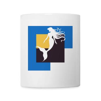 Seekuh Fabelwesen Flosse - Tasse - Weiß - Vorne