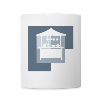 Imbisswagen Imbiss - Tasse - Weiß - Vorne