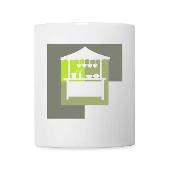 Food trucks, délicieux fast-food - Mug blanc - blanc - Devant