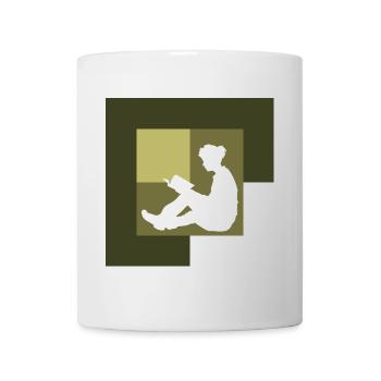 Bookworm Education Novel - Mug - white - Front