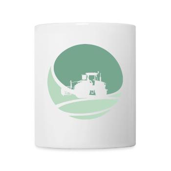 Agriculture Combine Harvester - Mug - white - Front