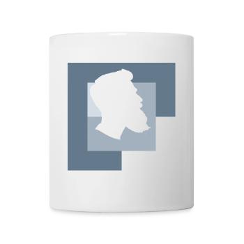 Pilosité faciale Moustache Novembre - Mug blanc - blanc - Devant