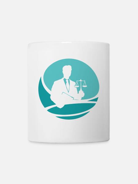 Recht Richter - Tasse - Weiß