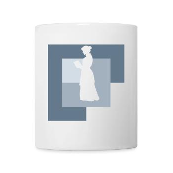 Leseratte Buch - Tasse - Weiß - Vorne