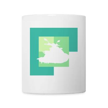 Wasserski Motorboot - Tasse - Weiß - Vorne