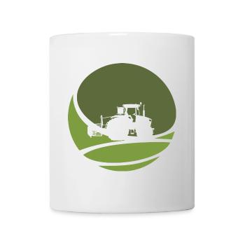 Agriculture Combine Harvester - Mug - white - Front
