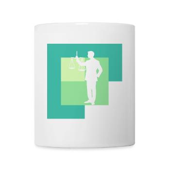 Law Paragraph - Mug - white - Front