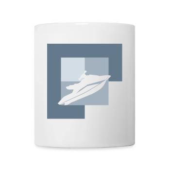 Water Sports Motorboat Snowmobiles - Mug - white - Front